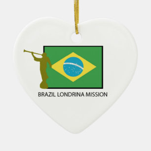 ORNEMENT EN CÉRAMIQUE MISSION LDS DU BRÉSIL LONDRINA
