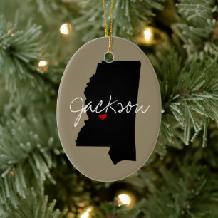 Ornement En Céramique Mississippi