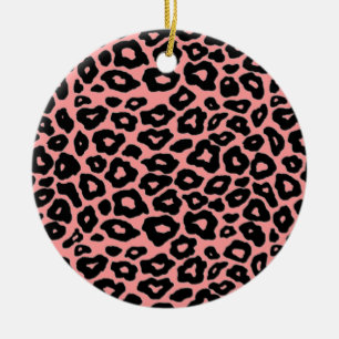 Ornement En Céramique Mod Leopard