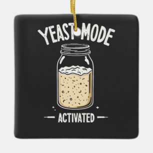 Ornement En Céramique Mode levure Activé Chef Cuisine de cuisson