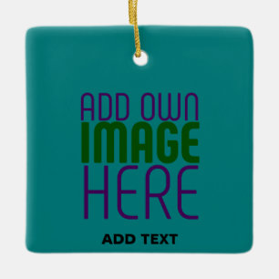 ORNEMENT EN CÉRAMIQUE MODÈLE DE TEXTE D'IMAGE VERTE TURQUOISE MODERNE