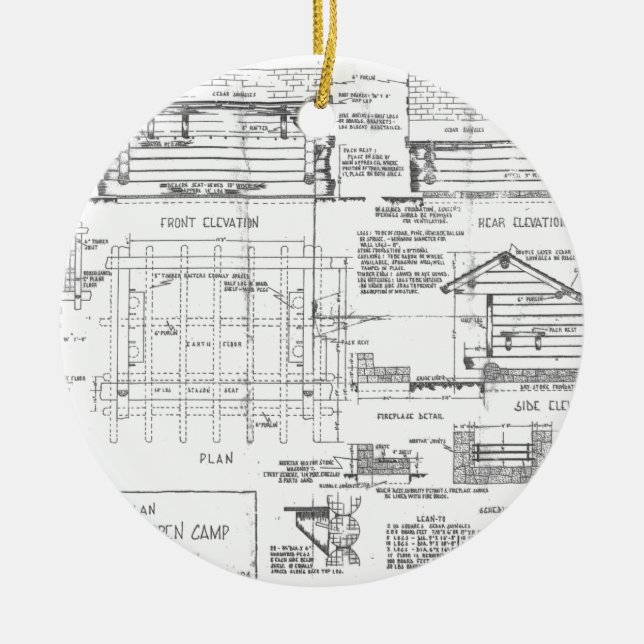 Ornement En Céramique Modèles (Devant)