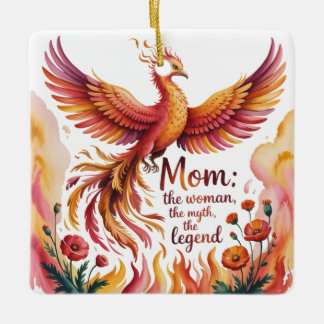 Ornement En Céramique Mom: The Woman, The Myth, The Legend
