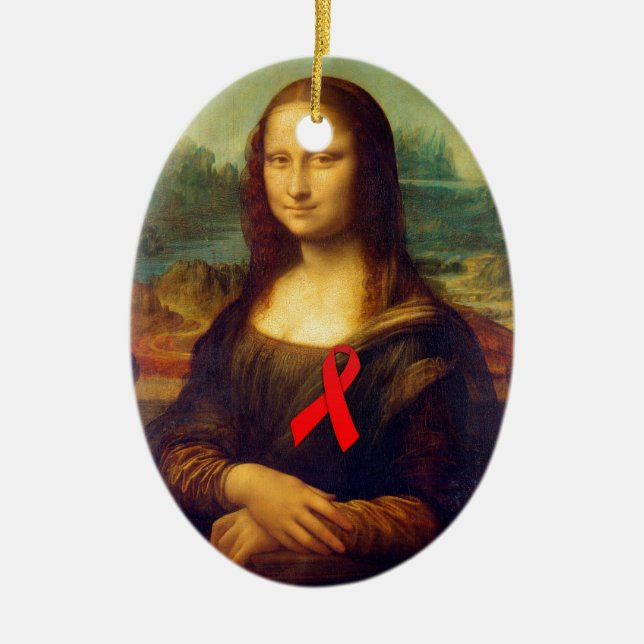 Ornement En Céramique Mona Lisa (Devant)