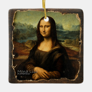 Ornement En Céramique MONA LISA, la Joconde, 