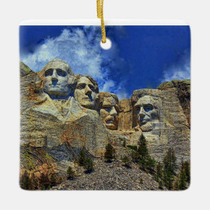 Ornement En Céramique Mont Rushmore South Dakota