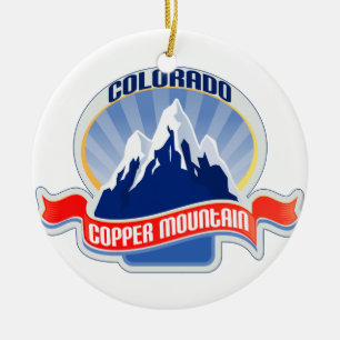 Ornement En Céramique Montagne de cuivre le Colorado