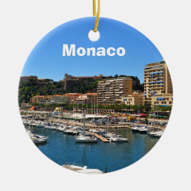 Ornement En Céramique Monte Carlo au Monaco (Devant)
