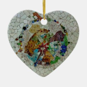 Ornement En Céramique Mosaïque de Gaudi