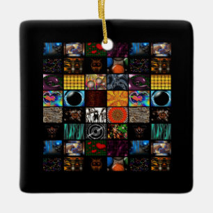 Ornement En Céramique Motif d'arts pop décoratifs