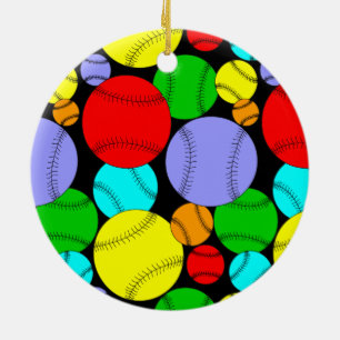 Ornement en céramique Motif de baseball