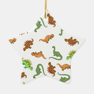 Ornement En Céramique Motif de dinosaure mignon