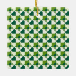 Ornement En Céramique Motif de la Saint-Patrick