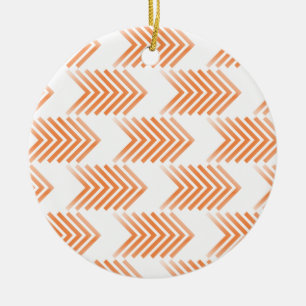 Ornement En Céramique Motif d'Flèche de la tribu orange