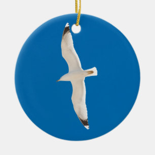 Ornement En Céramique Mouette volante