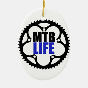 Ornement En Céramique Mountain Bike Life