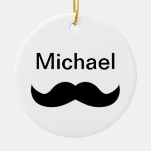 Ornement En Céramique Moustache