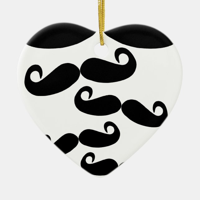 Ornement En Céramique moustache de vol (Devant)