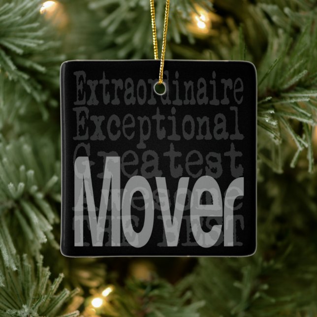 Ornement En Céramique Mover Extraordinaire (Arbre)