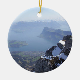 Ornement En Céramique Mt. Pilatus Suisse