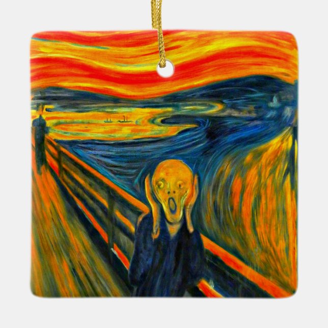 Ornement En Céramique Munch The Scream (Devant)