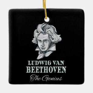 Ornement En Céramique Musique - Ludwig Van Beethoven Le génie