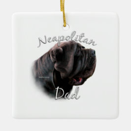 Ornement En Céramique Napolitain Mastiff Papa 2