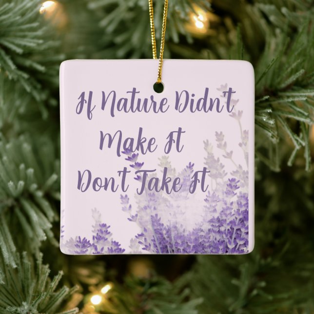 Ornement En Céramique Nature Ceramic Ornament (Arbre)