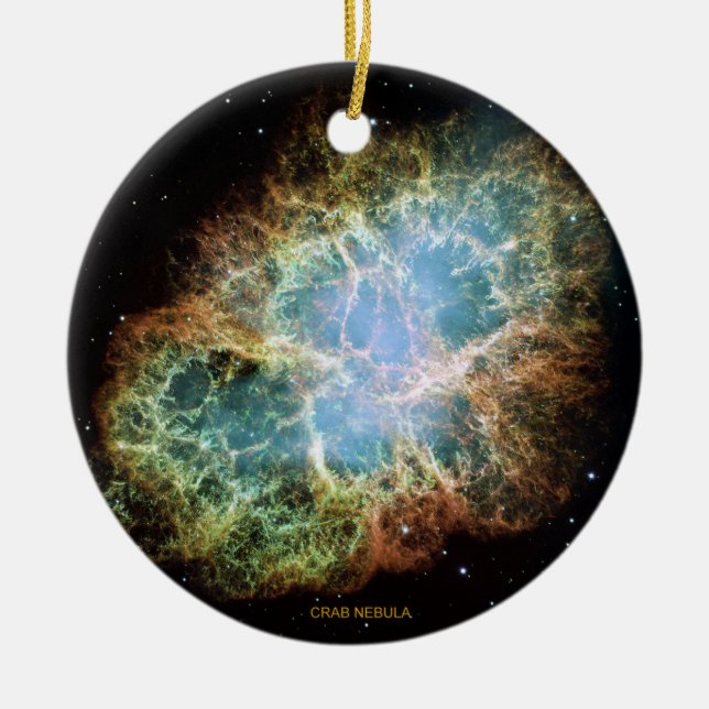 Ornement En Céramique Nebula du crabe (Devant)