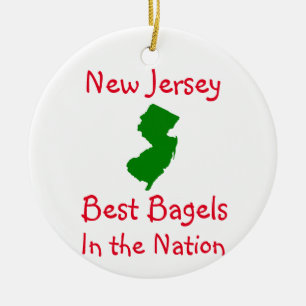 Ornement en céramique New Jersey Best Bagels