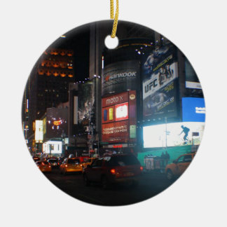 Ornement En Céramique New York Broadway at night