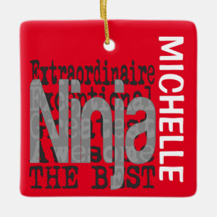 Ornement En Céramique Ninja Extraordinaire CUSTOM