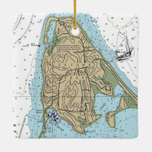 Ornement En Céramique Nock NY Nautique Noël