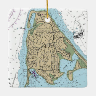 Ornement En Céramique Nock NY Nautique Noël