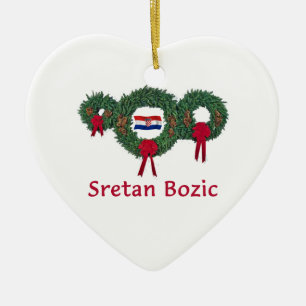 Ornement En Céramique Noël 2 de la Croatie