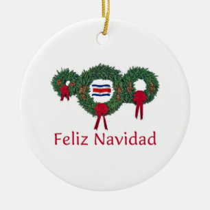 Ornement En Céramique Noël 2 du Costa Rica