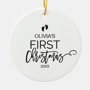 Ornement En Céramique Noël Arbre bébé Noël Fêtes de Noël