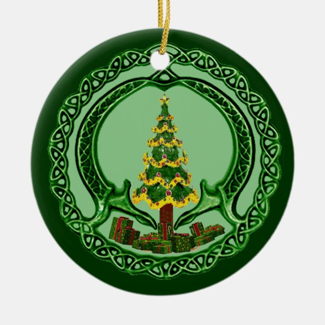 Ornement En Céramique Noël Chaddagh (Devant)