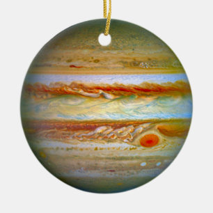 Ornement En Céramique Noël de Jupiter de planète