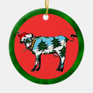 Ornement En Céramique Noël de laiterie