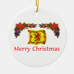 Ornement En Céramique Noël de l'Ecosse