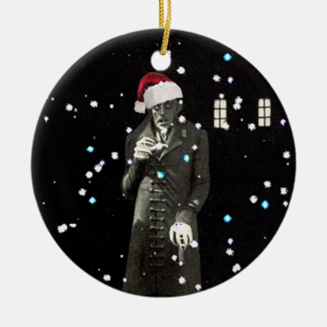 Ornement En Céramique Noël de Nosferatu (Devant)