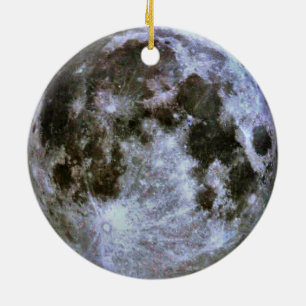 Ornement En Céramique Noël de Pleine lune