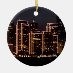 Ornement En Céramique Noël de San Francisco