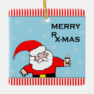 Ornement En Céramique Noël d'infirmière