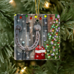 Ornement En Céramique Noël du charme du pays