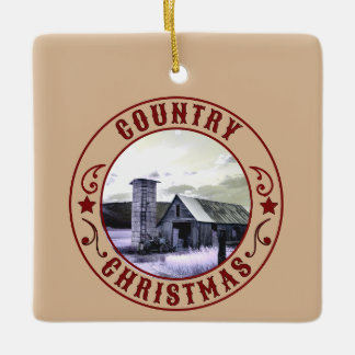 Ornement En Céramique Noël du pays