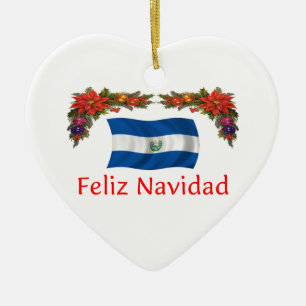 Ornement En Céramique Noël du Salvador
