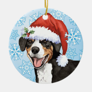 Ornement En Céramique Noël Entlebucher