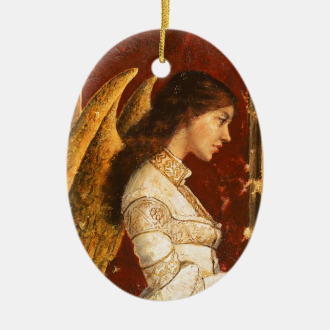 Ornement En Céramique Noël Fresco Angel (Devant)